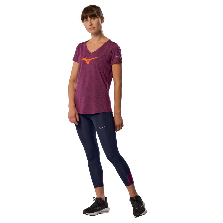 Mizuno Core Runbird Tee Dark purple